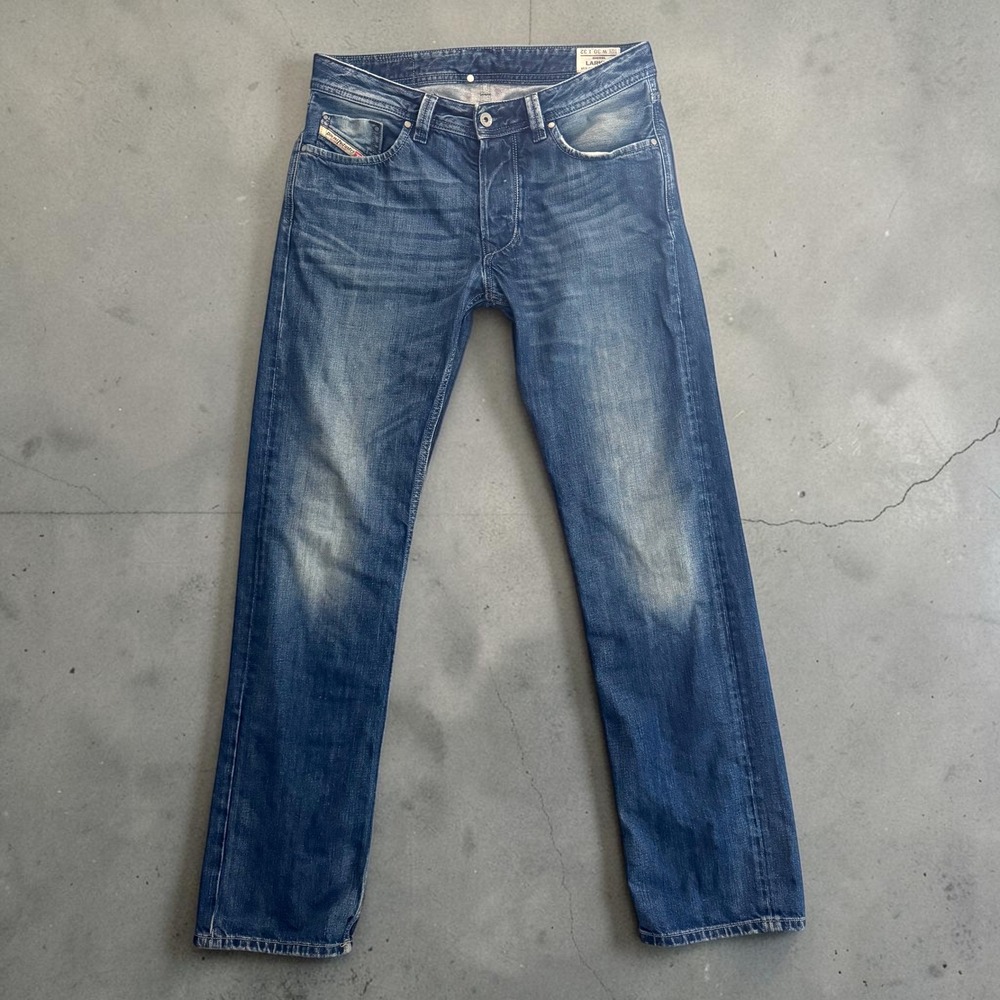 Diesel Larkee Regular Straight Leg Jeans Blue Wash 008XR Mens 30x32